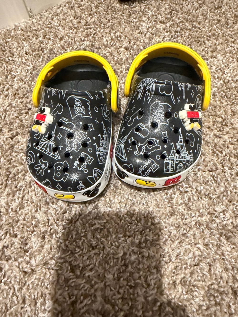 Toddler Mickey Mouse Printed Crocs